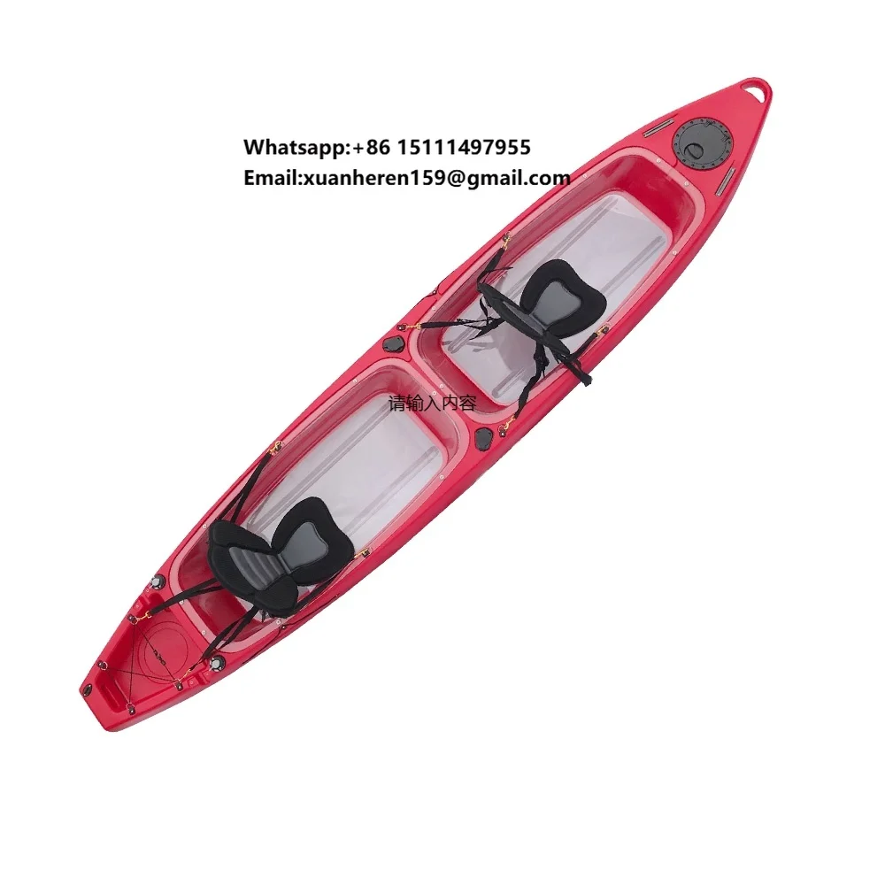 LLDPE Double Seat Crystal See Through Canoe/Kayak Glass Clear Bottom Transparent 2 Person Kayak Sale
LLDPE Double Seat Crystal See Through Canoe/Kayak Glass Clear Bottom Transparent 2 Person Kayak Sale