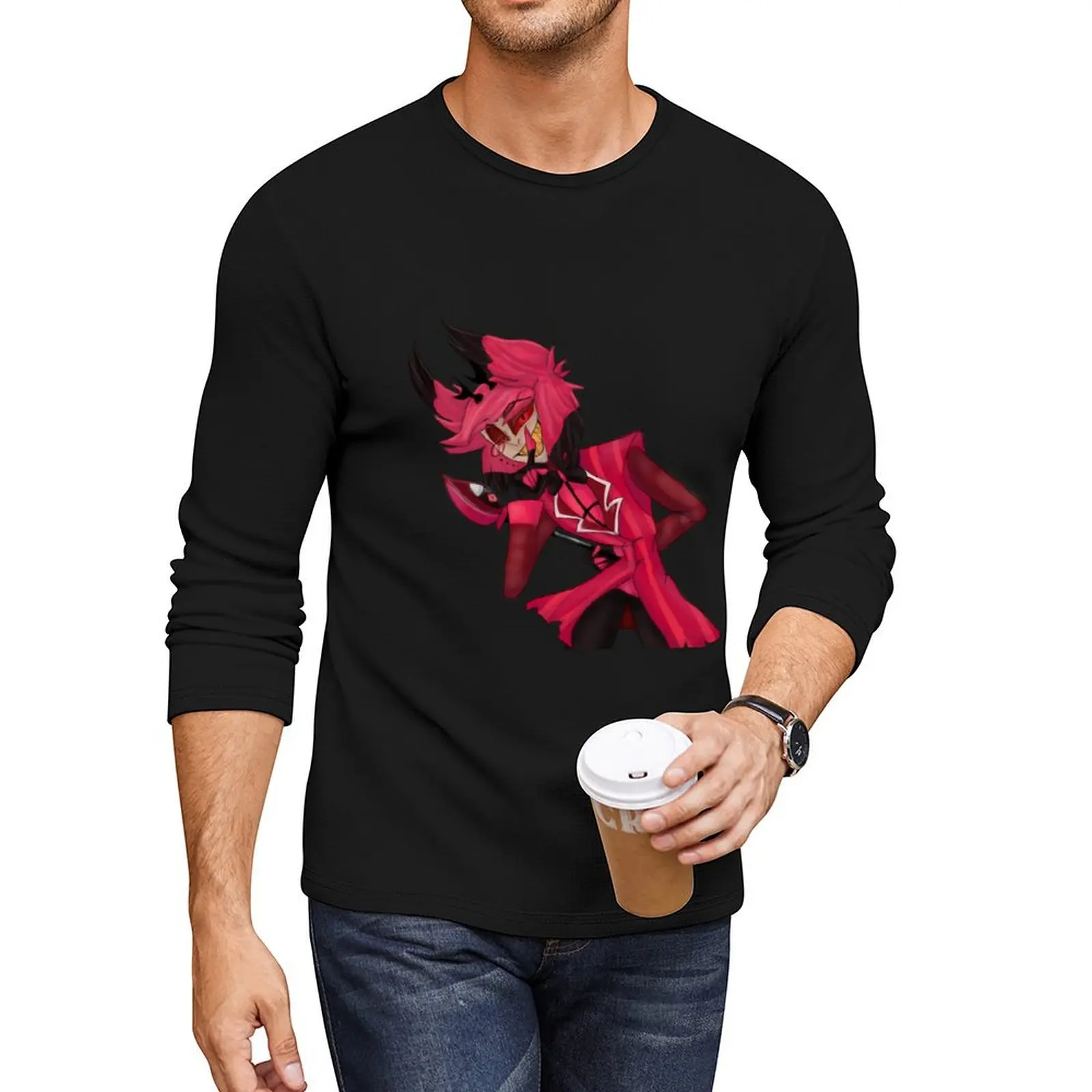 Alastor Long T-Shirt anime animal print shirt for boys oversized t shirt hippie clothes heavyweight t shirts for men
Alastor Long T-Shirt anime animal print shirt for boys oversized t shirt hippie clothes heavyweight t shirts for men