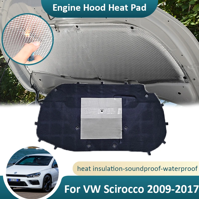 Для Фольксваген Scirocco 2009 ~ 2017 передний капот двигателя Звукоизоляционная теплоизоляция огнестойкая звукоизоляция хлопковая крышка аксессуары
Для Фольксваген Scirocco 2009 ~ 2017 передний капот двигателя Звукоизоляционная теплоизоляция огнестойкая звукоизоляция хлопковая крышка аксессуары