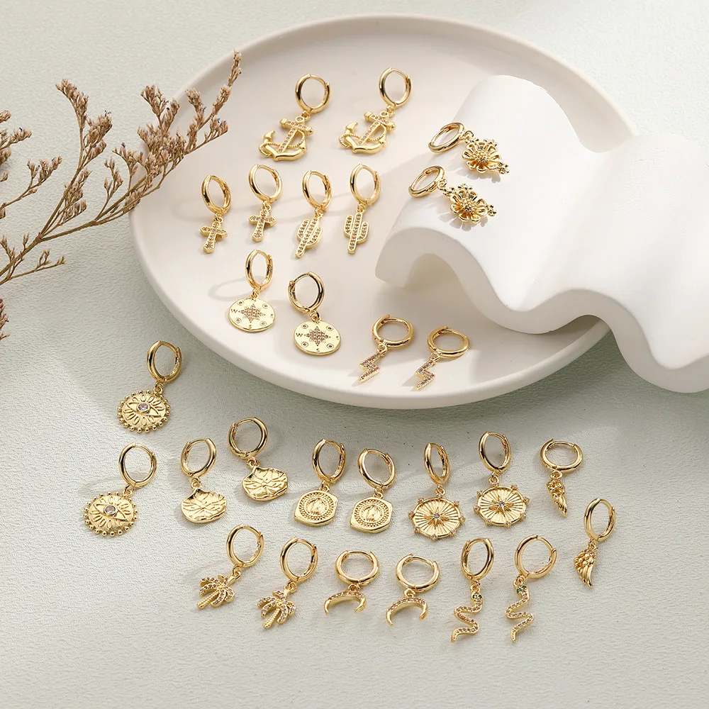 Fashionable and Simple Diamond-studded Geometric Design Jewelry Earrings Brass Material 18k PVD Gold-plated Waterproof Eardrop
Fashionable and Simple Diamond-studded Geometric Design Jewelry Earrings Brass Material 18k PVD Gold-plated Waterproof Eardrop