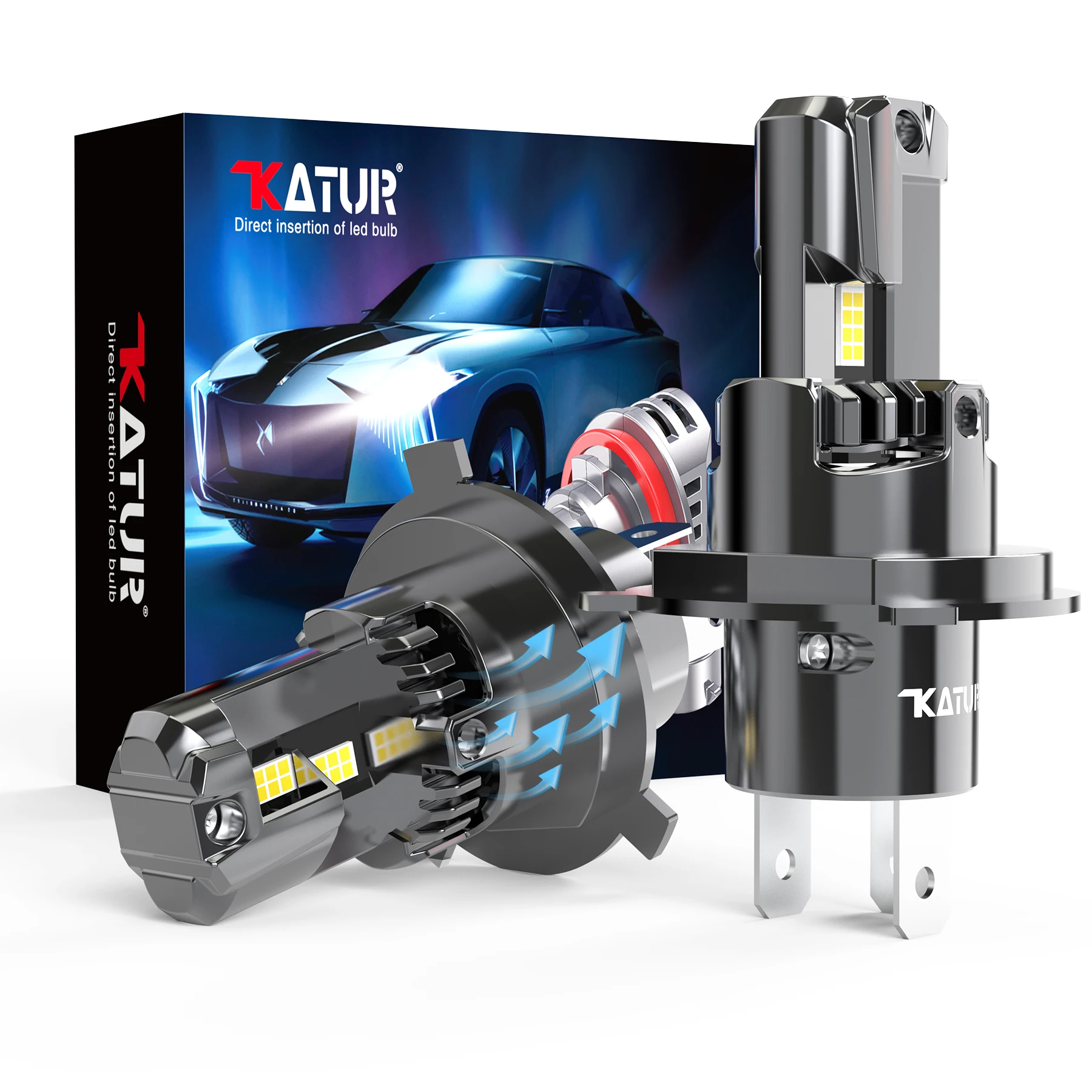 Katur 2x H4 Car Led Bulbs High Low Beam Headlight with Fan Turbo Diode No Error For Citroen BERLINGO B9 2008~2023 C2 2003~2009
Katur 2x H4 Car Led Bulbs High Low Beam Headlight with Fan Turbo Diode No Error For Citroen BERLINGO B9 2008~2023 C2 2003~2009