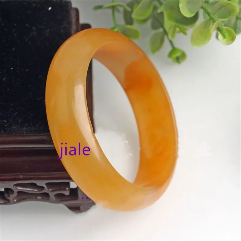Jia Le/ Natural Yellow Dragon Jade Bracelet Accessories for Women Fine Jewelry Banquet Party Flat Bar Bangle Family Friends Gift
Jia Le/ Natural Yellow Dragon Jade Bracelet Accessories for Women Fine Jewelry Banquet Party Flat Bar Bangle Family Friends Gift