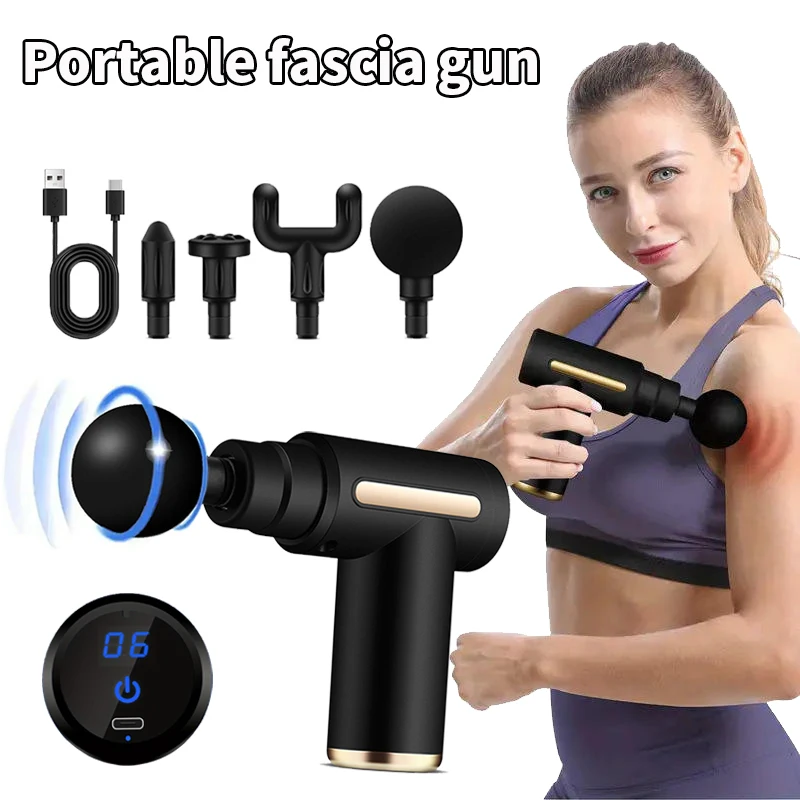 New Portable Fascia Massage Gun Deep Tissue Mini Muscle Massage Gun Lightweight Adjustable Speed Whole Body Massage Equipment
New Portable Fascia Massage Gun Deep Tissue Mini Muscle Massage Gun Lightweight Adjustable Speed Whole Body Massage Equipment