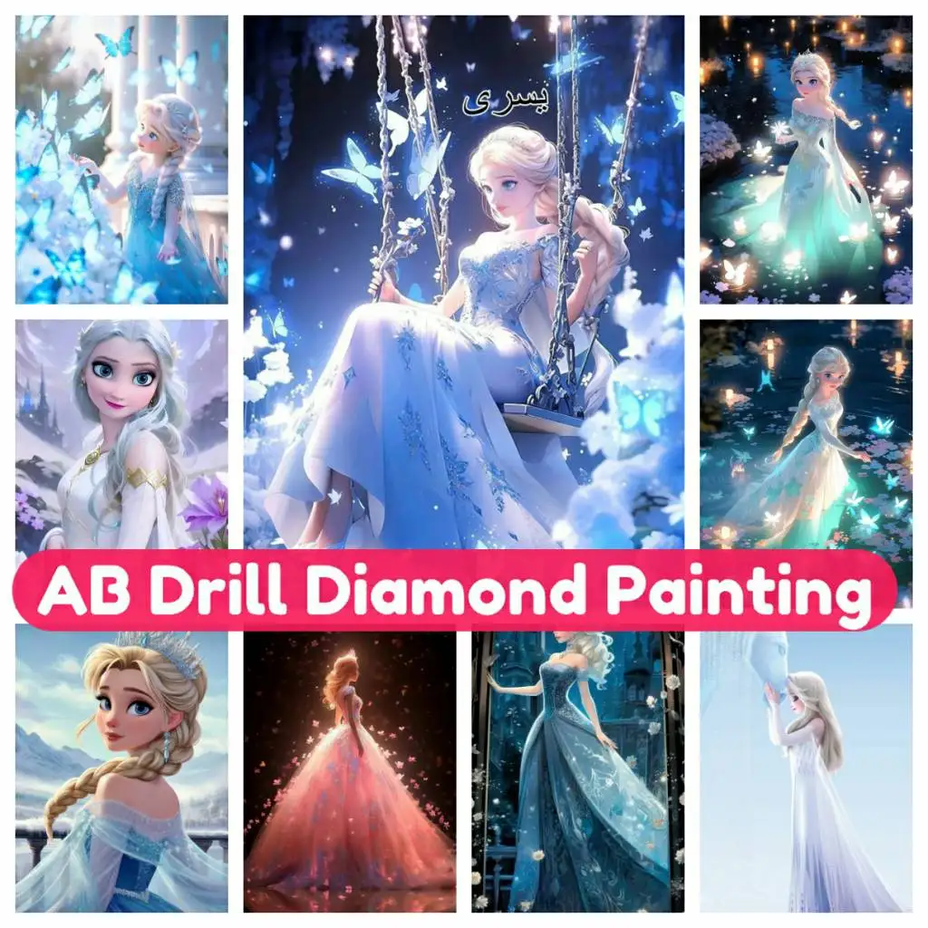 D-Disneys Elsa Frozen AB Diamond Painting 5D Mosaic DIY Art Corss Stitch Full Drill Round Square Handmade Embroidery Rhinestone
D-Disneys Elsa Frozen AB Diamond Painting 5D Mosaic DIY Art Corss Stitch Full Drill Round Square Handmade Embroidery Rhinestone