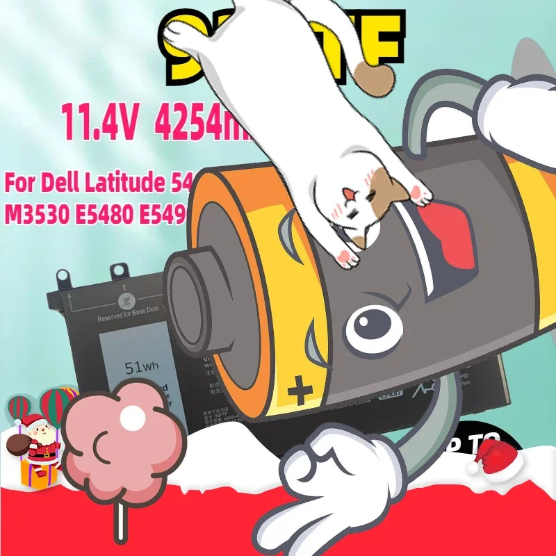 Новый аккумулятор 93 футаF, 51 Втч, 11,4 В для Dell Latitude 5480 5490 5580 5590 5495 5491 M3520 M3530 E5480 E5490 E5580 E5590 0DJWGP 4YFVG
Новый аккумулятор 93 футаF, 51 Втч, 11,4 В для Dell Latitude 5480 5490 5580 5590 5495 5491 M3520 M3530 E5480 E5490 E5580 E5590 0DJWGP 4YFVG