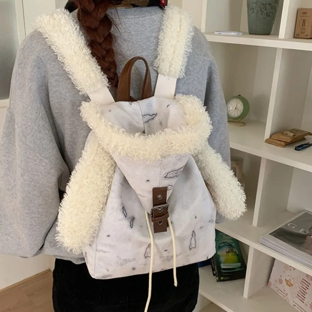 Niche Unique Hooded Ears Backpack High Capacity Retro Cute Drawstring Daypack Trendy Adorable Fashionable School Bag Daily
Niche Unique Hooded Ears Backpack High Capacity Retro Cute Drawstring Daypack Trendy Adorable Fashionable School Bag Daily