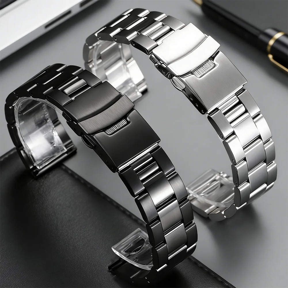 Stainless Steel Watch Strap 20mm 22mm 24mm 26mm 28mm Metal Watch Band for Rolex for Oyster for Omega for Seiko Straight Bracelet
Stainless Steel Watch Strap 20mm 22mm 24mm 26mm 28mm Metal Watch Band for Rolex for Oyster for Omega for Seiko Straight Bracelet
