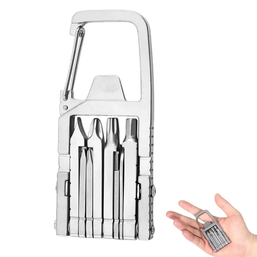 Hot 10 in 1 Mini Tool Phone Holder Screwdriver Multi Tool Defense With Bottle Opener Carabiner Mini Multitool for Outdoor
Hot 10 in 1 Mini Tool Phone Holder Screwdriver Multi Tool Defense With Bottle Opener Carabiner Mini Multitool for Outdoor