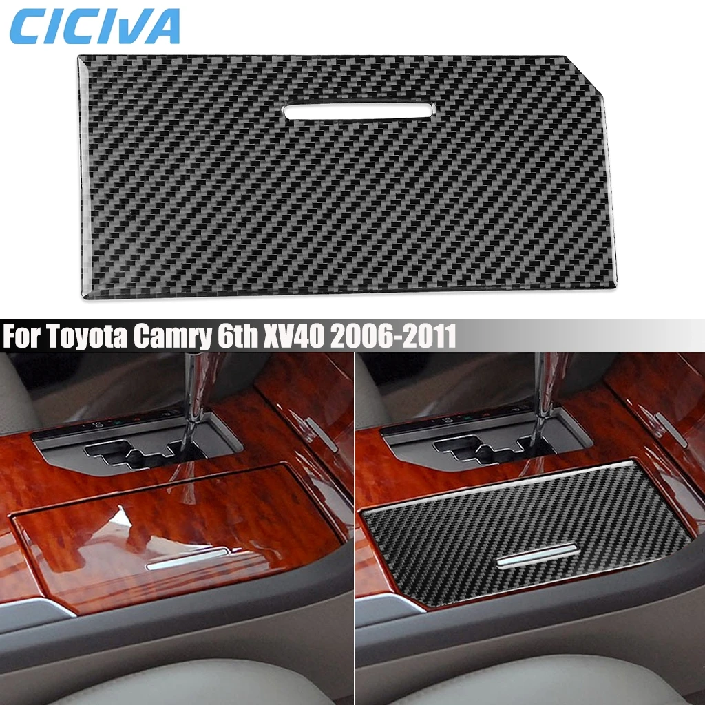 For Toyota Camry 6th XV40 2006-2011 Carbon Fiber Center Console Gear Storage Panel Car Accessories Interior Cover Stickers Trim
For Toyota Camry 6th XV40 2006-2011 Carbon Fiber Center Console Gear Storage Panel Car Accessories Interior Cover Stickers Trim