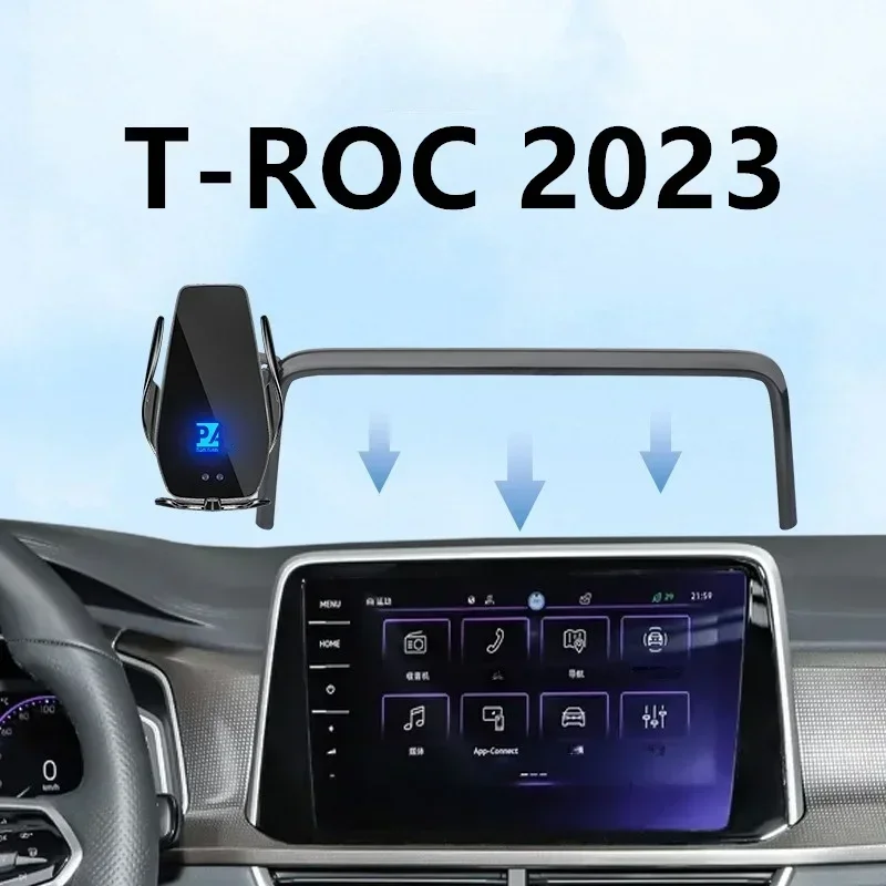 2023 For Volkswagen T-ROC Car Screen Phone Holder Wireless Charger Navigation Modification Interior 8/9.2 Inch Size
2023 For Volkswagen T-ROC Car Screen Phone Holder Wireless Charger Navigation Modification Interior 8/9.2 Inch Size