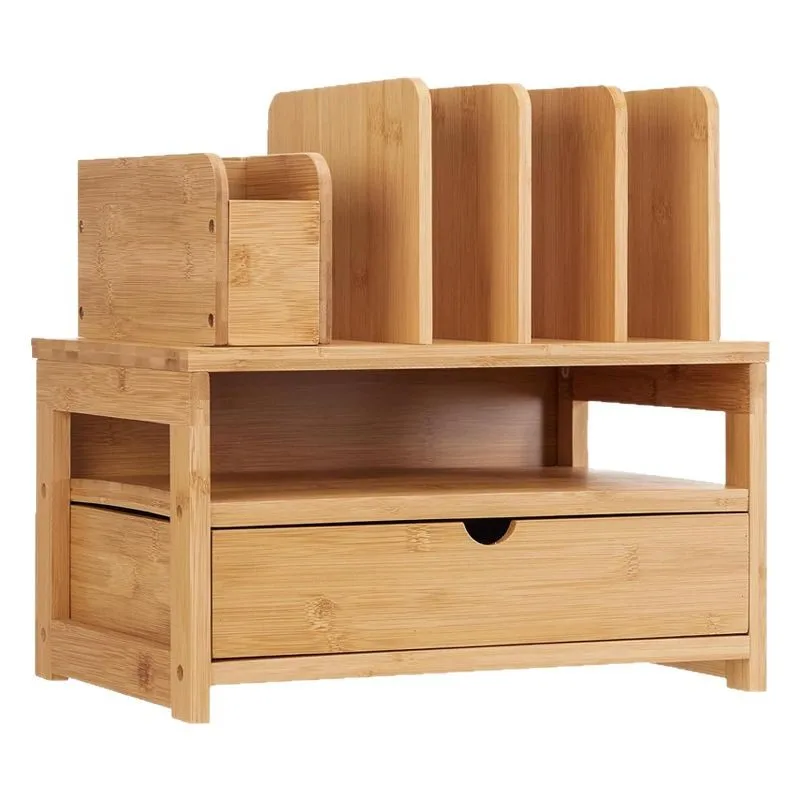 Office Desktop Storage Rack File Rack Solid Wood with Drawer Shelf Student Bookshelf Learning Materials Organizing Rack
Office Desktop Storage Rack File Rack Solid Wood with Drawer Shelf Student Bookshelf Learning Materials Organizing Rack