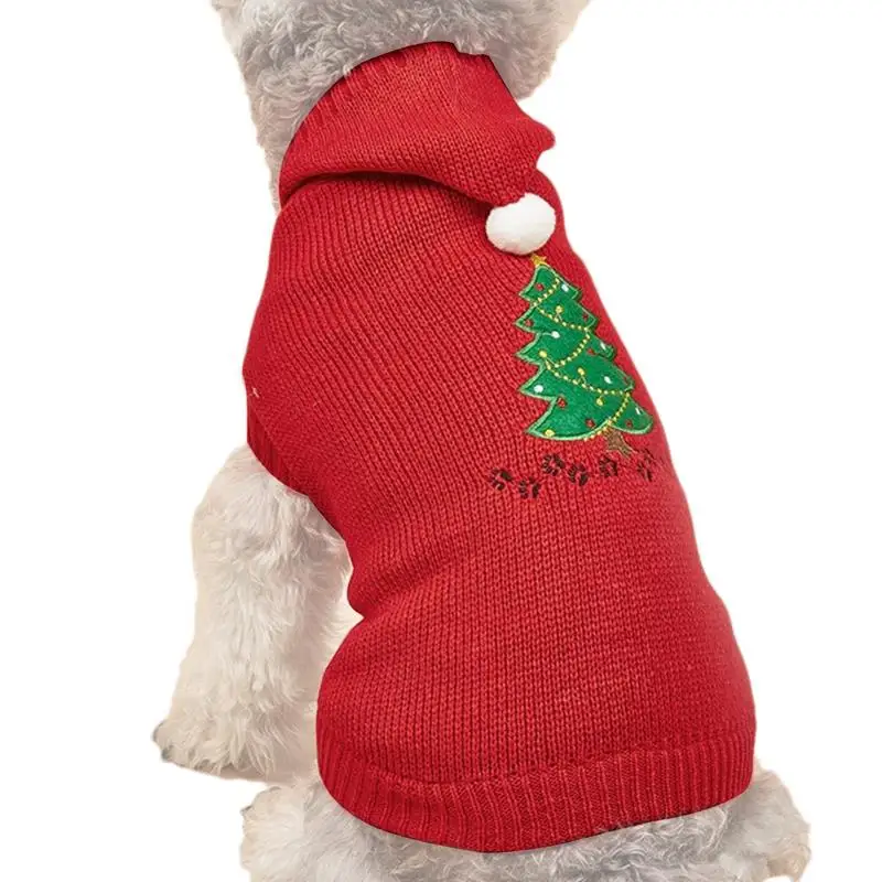 Christmas Sweater For Small Dogs Pet Warm Knitwear With Hat And Christmas Tree Pattern Pet Apparel Dog Sweater For Small Medium
Christmas Sweater For Small Dogs Pet Warm Knitwear With Hat And Christmas Tree Pattern Pet Apparel Dog Sweater For Small Medium