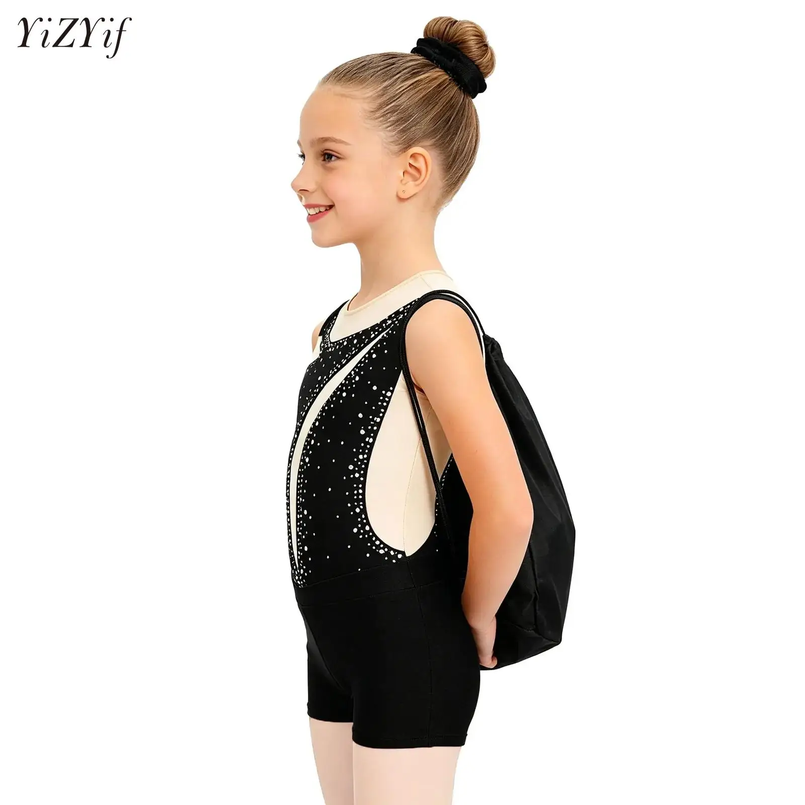 Kids Girls Ballet Dance Outfits Acrobatics Rhythmic Gymnastic Leotard Shorts Bag Hairband Set Figure Skating Bodysuit Dance Wear
Kids Girls Ballet Dance Outfits Acrobatics Rhythmic Gymnastic Leotard Shorts Bag Hairband Set Figure Skating Bodysuit Dance Wear
