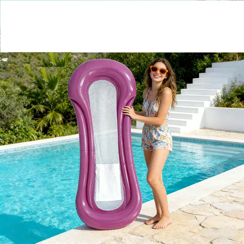 Inflatable Pool Float with Mesh Portable Foldable Backrest Floating Lounge Chair PVC Swimming Pool Hammock for Summer Water Pa
Inflatable Pool Float with Mesh Portable Foldable Backrest Floating Lounge Chair PVC Swimming Pool Hammock for Summer Water Pa