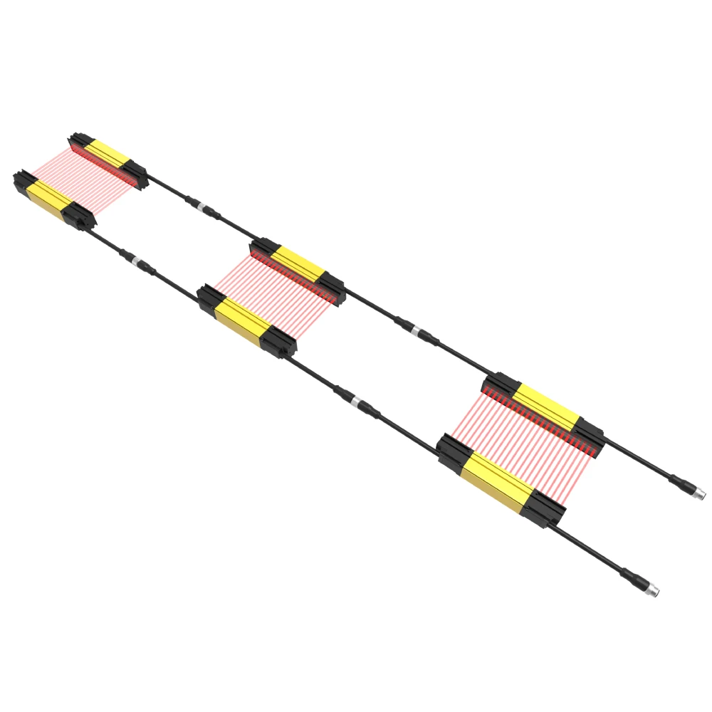 SLC-AD No Blind Area15mm Hand Spacing Protection Light Grids,Gratings Cat.4 Ple OSSD NPN/PNP Infrared Safety Light Curtain
SLC-AD No Blind Area15mm Hand Spacing Protection Light Grids,Gratings Cat.4 Ple OSSD NPN/PNP Infrared Safety Light Curtain