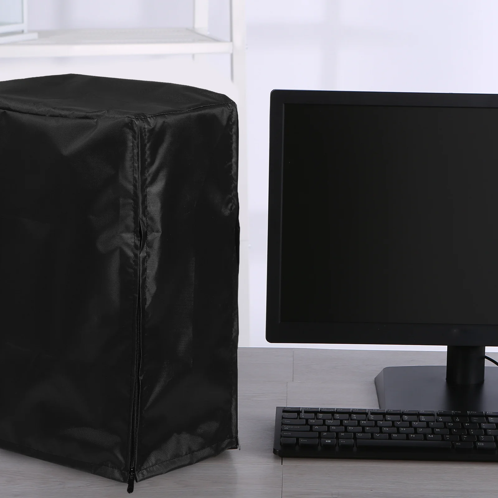 Waterproof Computer Dust Cover for Desktop Tower Host Full Case Cover with Zipper Protection Against Dirt and Scratches Black
Waterproof Computer Dust Cover for Desktop Tower Host Full Case Cover with Zipper Protection Against Dirt and Scratches Black