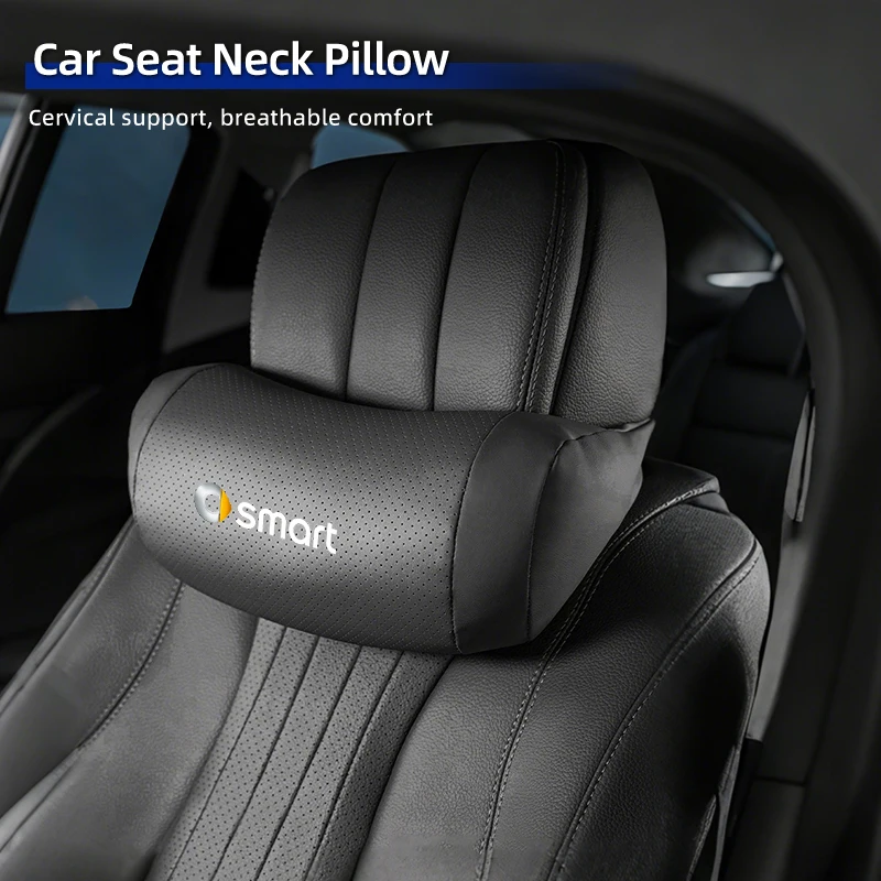 Car Napa Leather Headrest Cotton Neck Pillow Accessories For Smart Fortwo 451 450 453 EQ Forfour Coupe Cabrio Crossblade
Car Napa Leather Headrest Cotton Neck Pillow Accessories For Smart Fortwo 451 450 453 EQ Forfour Coupe Cabrio Crossblade