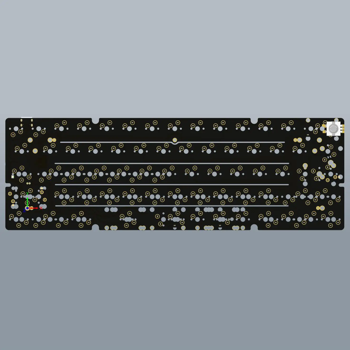 Un60103 (V3) Three-mode VIA Pcb Black Customization Bottom Cotton 3.5mm/sandwich Cotton 3.5mm Keyboard Accessories for Gamers
Un60103 (V3) Three-mode VIA Pcb Black Customization Bottom Cotton 3.5mm/sandwich Cotton 3.5mm Keyboard Accessories for Gamers