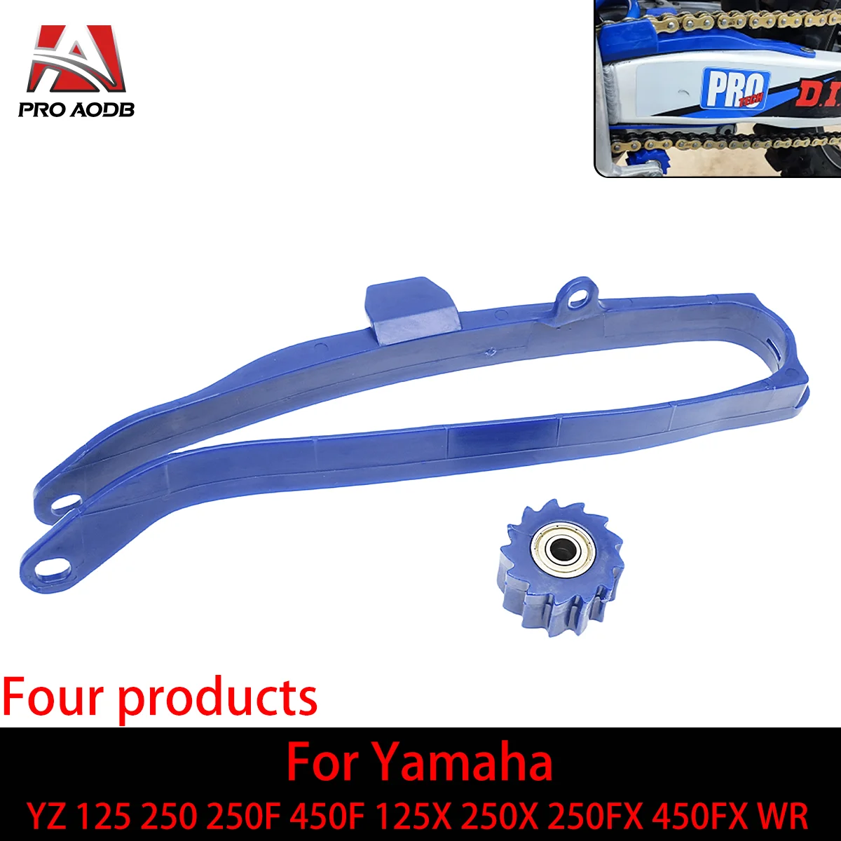 Motorcycle Swingarm Chain Slider Guide Bottom Roller Chain Guide Sprocket Guard For Yamaha YZ 125 250 250F 450F WR 250F 450F Etc
Motorcycle Swingarm Chain Slider Guide Bottom Roller Chain Guide Sprocket Guard For Yamaha YZ 125 250 250F 450F WR 250F 450F Etc