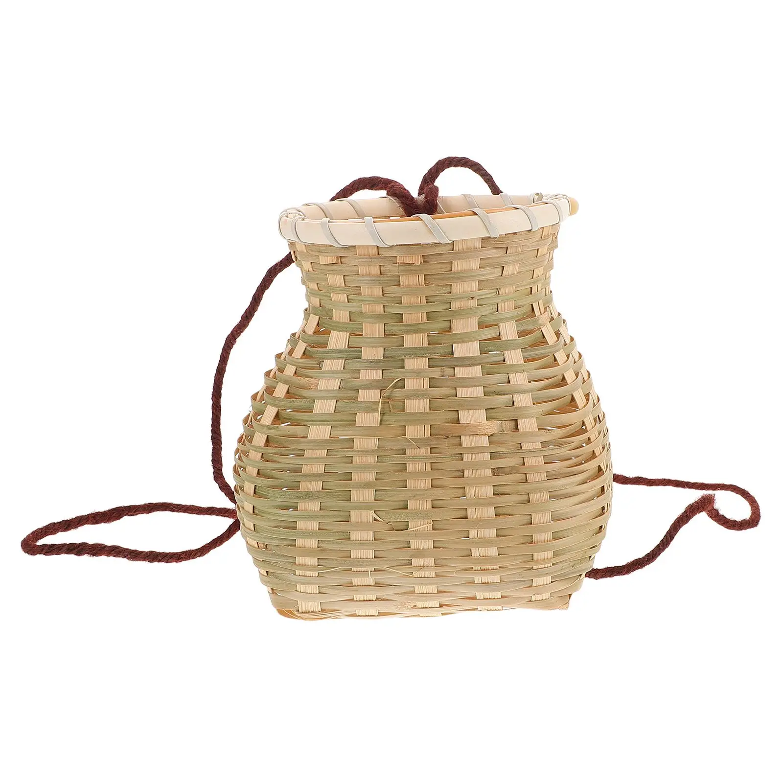 Bamboo Weaving Children Back Basket Small Storage Kids Picnic Tea Camping Hand Light Green Organizer Woven Backpack Traditional
Bamboo Weaving Children Back Basket Small Storage Kids Picnic Tea Camping Hand Light Green Organizer Woven Backpack Traditional