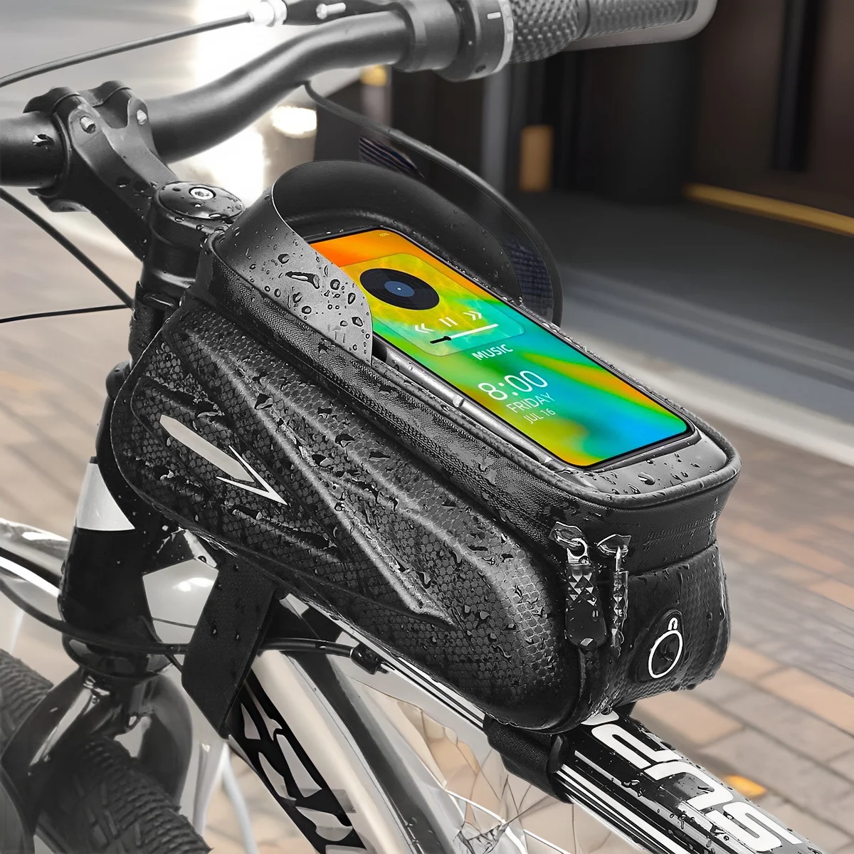 Waterproof Bicycle Front Frame Bag Touch Screen Phone Holder MTB Road Bike Top Tube Storage Bag Cycling Riding Accessories For M
Waterproof Bicycle Front Frame Bag Touch Screen Phone Holder MTB Road Bike Top Tube Storage Bag Cycling Riding Accessories For M