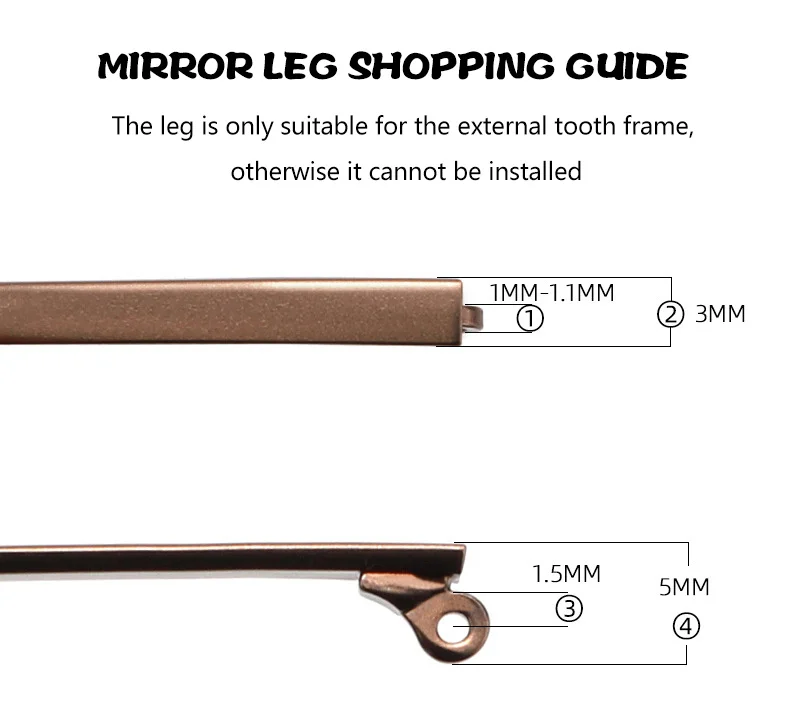 1 Pair Metal Glasses Replacement Temple Universal Fit Eyeglasses Sunglasses Repair Kit Temple Legs Safety Eyewear Parts
1 Pair Metal Glasses Replacement Temple Universal Fit Eyeglasses Sunglasses Repair Kit Temple Legs Safety Eyewear Parts