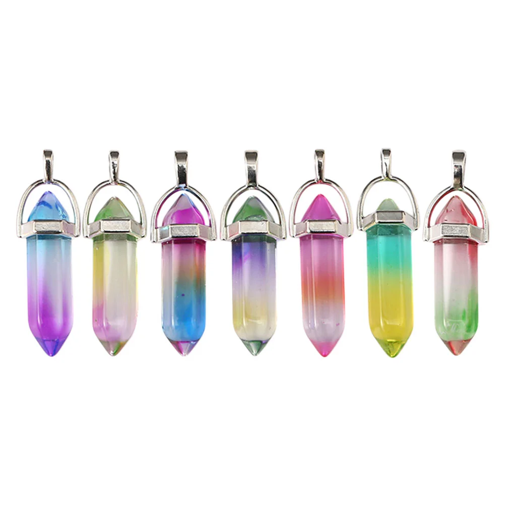 7 Pcs Double Pointed Hexagonal Column Crane Necklace Pendant DIY Jewelry Making Hanging Earring for Bracelet
7 Pcs Double Pointed Hexagonal Column Crane Necklace Pendant DIY Jewelry Making Hanging Earring for Bracelet