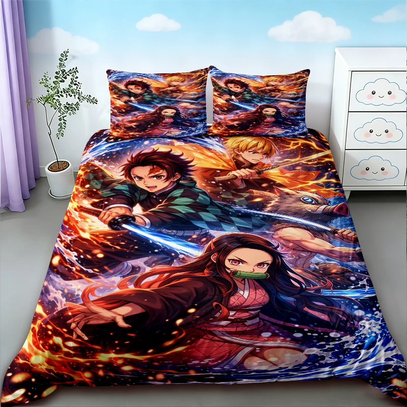 Duvet Cover Nezuko Kamado Bedding Set Anime Demon Slayer Comforter Bed Linen Single Twin Full Queen Size Kids Girl Boys Gift
Duvet Cover Nezuko Kamado Bedding Set Anime Demon Slayer Comforter Bed Linen Single Twin Full Queen Size Kids Girl Boys Gift