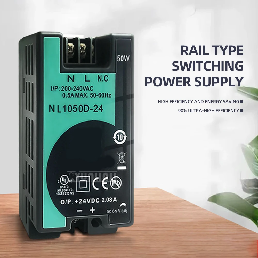 50W 24V rail industrial switch power supply 24V DC power supply stabilized power supply
50W 24V rail industrial switch power supply 24V DC power supply stabilized power supply