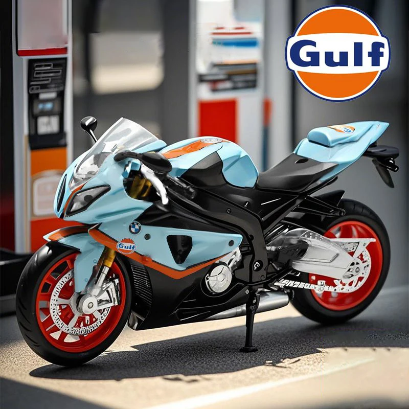 1:12 BMW S1000RR Gulf Oil Die Cast Motorcycle Model Toy Vehicle Collection Autobike Shork-Absorber Off Road Autocycle Toys Car
1:12 BMW S1000RR Gulf Oil Die Cast Motorcycle Model Toy Vehicle Collection Autobike Shork-Absorber Off Road Autocycle Toys Car