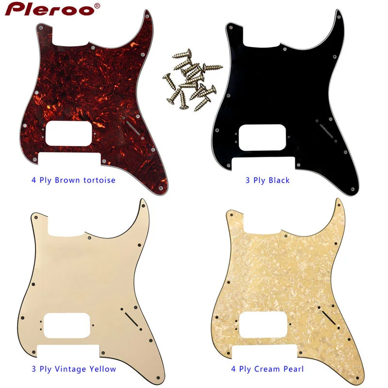 10pcsCustom Guitar Pickguard -For US 11 Screw Holes Strat With Floyd Rose Tremolo Bridge Humbucker H No Control Knob
10pcsCustom Guitar Pickguard -For US 11 Screw Holes Strat With Floyd Rose Tremolo Bridge Humbucker H No Control Knob
