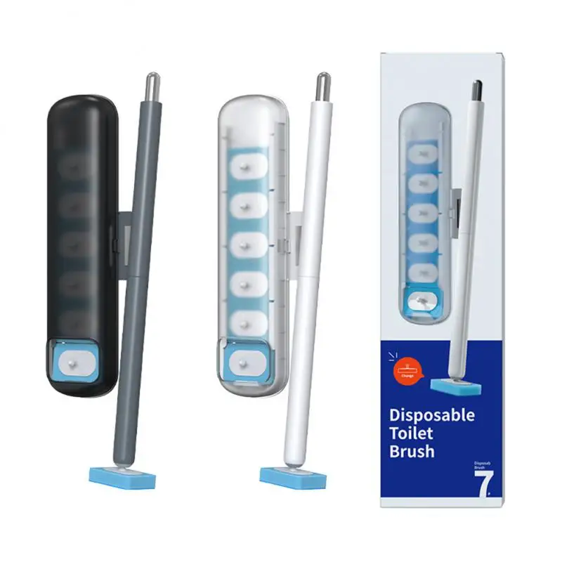 Magnetic Toilet Brush Nail-free With Cleaning Liquid Replacement Wall-mounted Disposable Cleaning Tool Rotary Toilet Brush
Magnetic Toilet Brush Nail-free With Cleaning Liquid Replacement Wall-mounted Disposable Cleaning Tool Rotary Toilet Brush