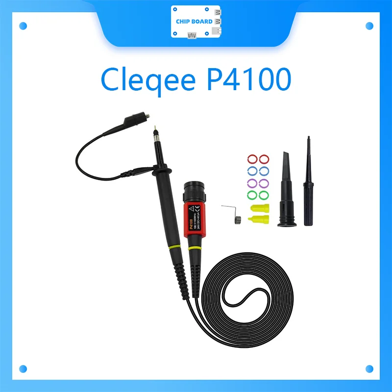 Датчик осциллографа Cleqee P4100, 1 шт., 100:1, выдерживает Высокое напряжение, 2 кВ, 100 МГц, для осциллографа, оптовая продажа
Датчик осциллографа Cleqee P4100, 1 шт., 100:1, выдерживает Высокое напряжение, 2 кВ, 100 МГц, для осциллографа, оптовая продажа