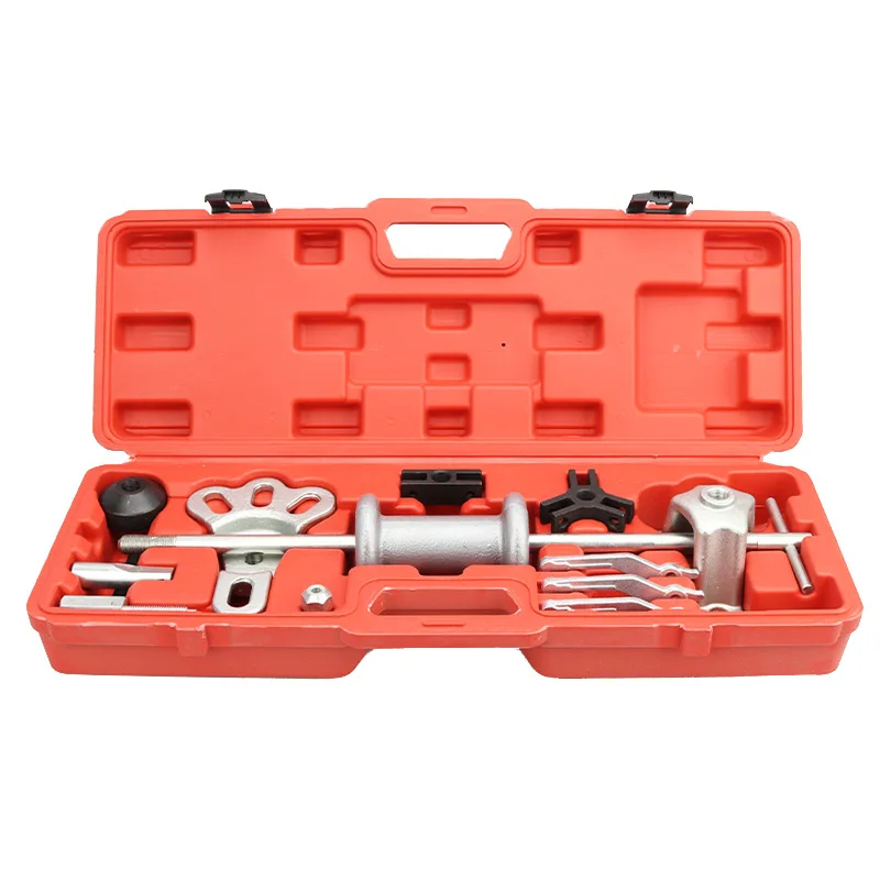 Automotive Universal Sliding Hammer Puller Set 17pcs 9-Way Sliding Hammer Shaft Bearing Dent Hub Bearing Removal Tool
Automotive Universal Sliding Hammer Puller Set 17pcs 9-Way Sliding Hammer Shaft Bearing Dent Hub Bearing Removal Tool