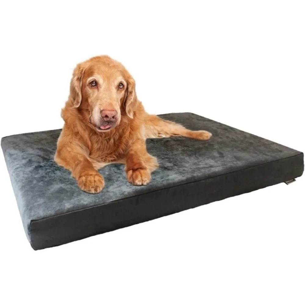 Waterproof Orthopedic Cool Memory Foam Dog Bed for Large Dogs, Washable Suede Cover and Extra Pet Bed Case
Waterproof Orthopedic Cool Memory Foam Dog Bed for Large Dogs, Washable Suede Cover and Extra Pet Bed Case