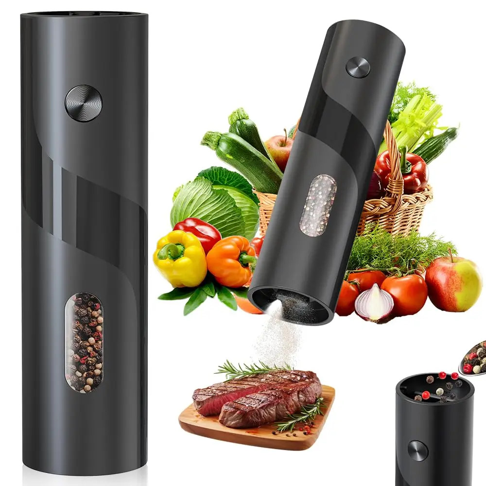 Electric Salt and Pepper Grinder Kit USB Rechargeable Sea Salt Electric Pepper Grinder Automatic Salt and Pepper Grinder Kit
Electric Salt and Pepper Grinder Kit USB Rechargeable Sea Salt Electric Pepper Grinder Automatic Salt and Pepper Grinder Kit