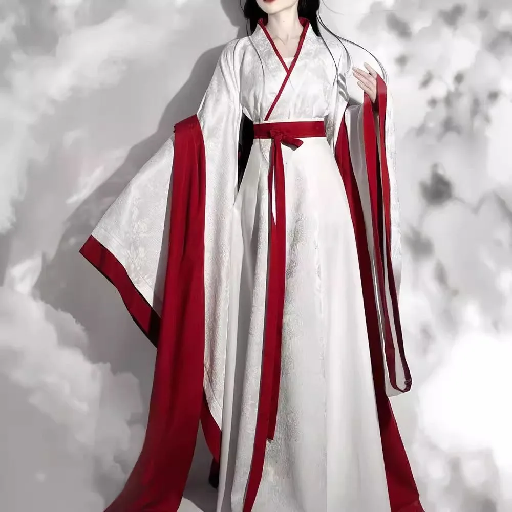 Chinese Ancient Costume Dynasties & Warring States Hanfu New Arrival Cross-Collar Wei Jin Traditional Clothing Woman Costume
Chinese Ancient Costume Dynasties & Warring States Hanfu New Arrival Cross-Collar Wei Jin Traditional Clothing Woman Costume