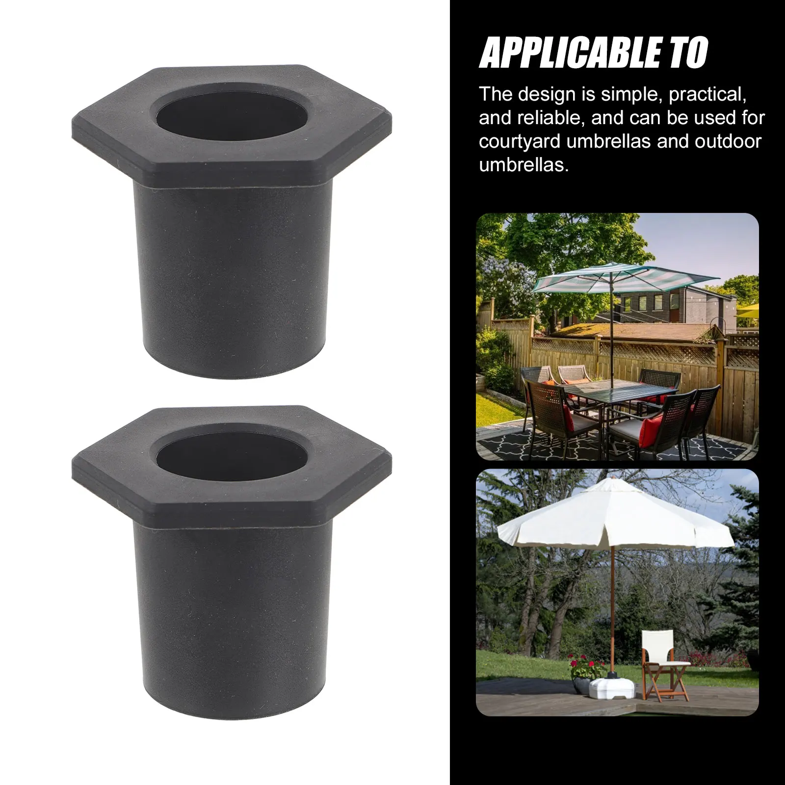 2pcs Silicone Hole Insert Plugs Durable Replacement Parts For Outdoor Umbrella Stand Base Windproof Wear-Resistant Easy Install
2pcs Silicone Hole Insert Plugs Durable Replacement Parts For Outdoor Umbrella Stand Base Windproof Wear-Resistant Easy Install