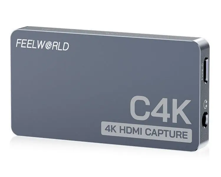 FEELWORLD C4K USB-C Plug and Play 4K 60Hz Video Capture Card for Streaming Gaming and Video Conferences
FEELWORLD C4K USB-C Plug and Play 4K 60Hz Video Capture Card for Streaming Gaming and Video Conferences
