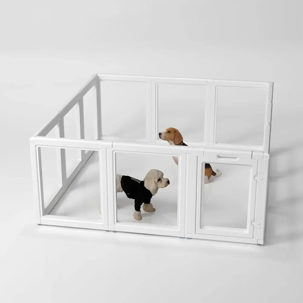 Dogs Playpen,Dogs Pen, Acrylic Dog Pen Clear Dog Playpen, Easy to Install and Remove Dog Playpen and Kennel Playpen, Playpens
Dogs Playpen,Dogs Pen, Acrylic Dog Pen Clear Dog Playpen, Easy to Install and Remove Dog Playpen and Kennel Playpen, Playpens