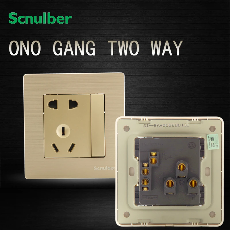 golden metal brushed 2 pin and 3 pin 10A adapter one way double gang socket wall switch
golden metal brushed 2 pin and 3 pin 10A adapter one way double gang socket wall switch