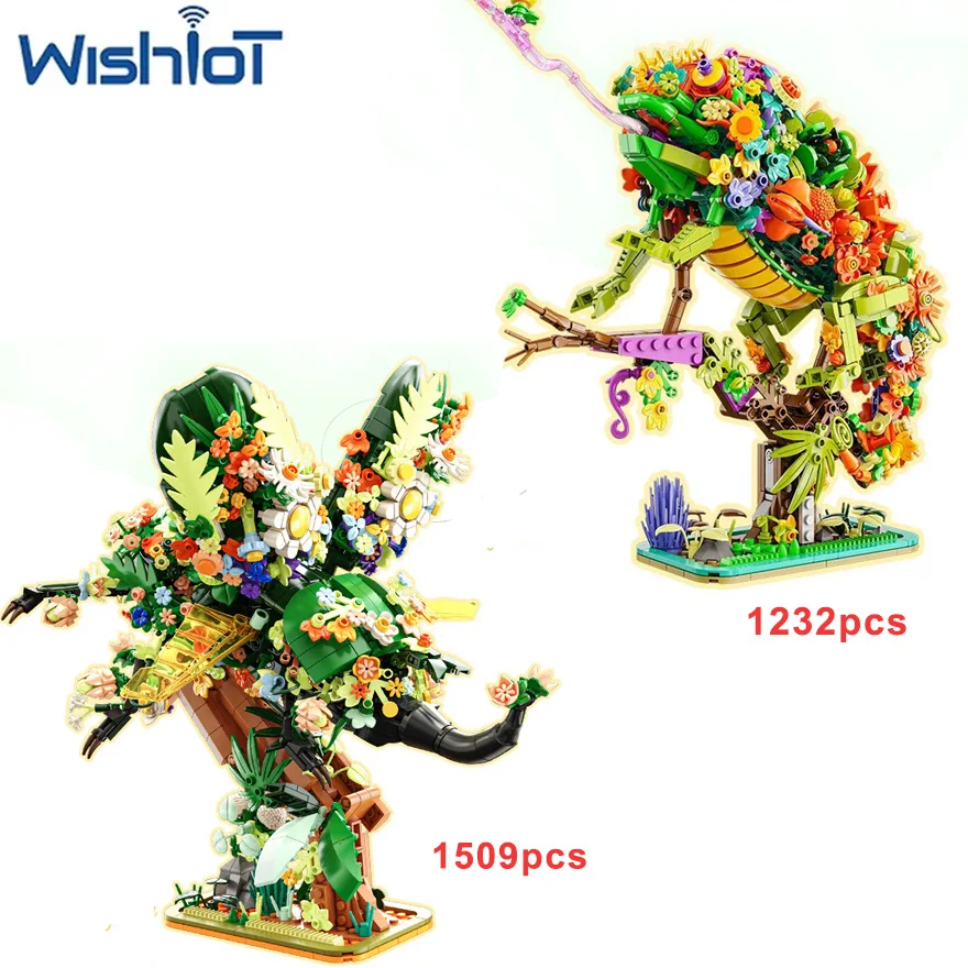 Flower Design Chameleon Model Building Blocks Rhinoceros Beetle Assembly Animal Ornament Education Toys MOC Bricks Holiday Gifts
Flower Design Chameleon Model Building Blocks Rhinoceros Beetle Assembly Animal Ornament Education Toys MOC Bricks Holiday Gifts