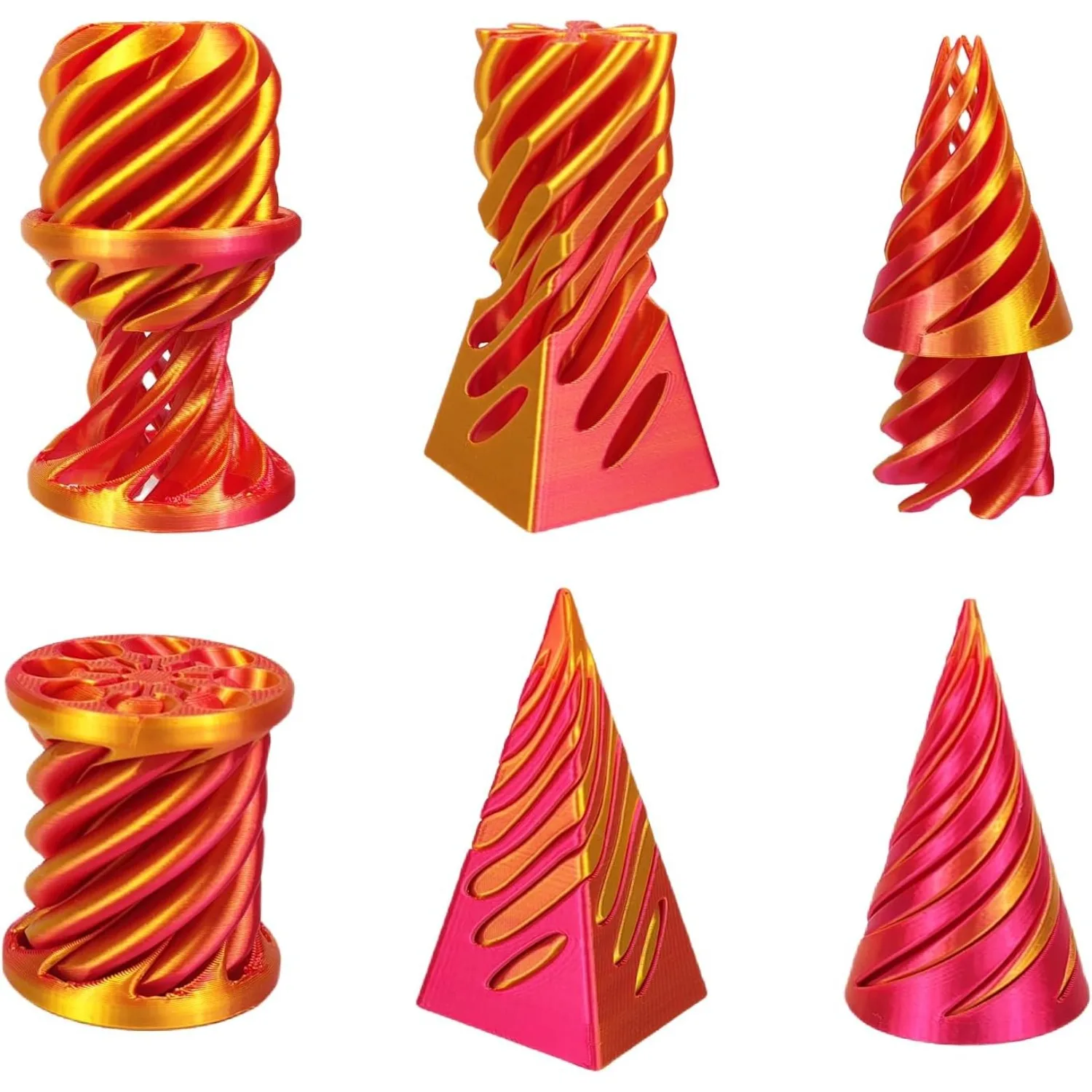 Непосудимый конус пирамиды — проходная скульптура с 3D-печатью и игрушка-непоседа для стола, волшебство без стресса 
Непосудимый конус пирамиды — проходная скульптура с 3D-печатью и игрушка-непоседа для стола, волшебство без стресса