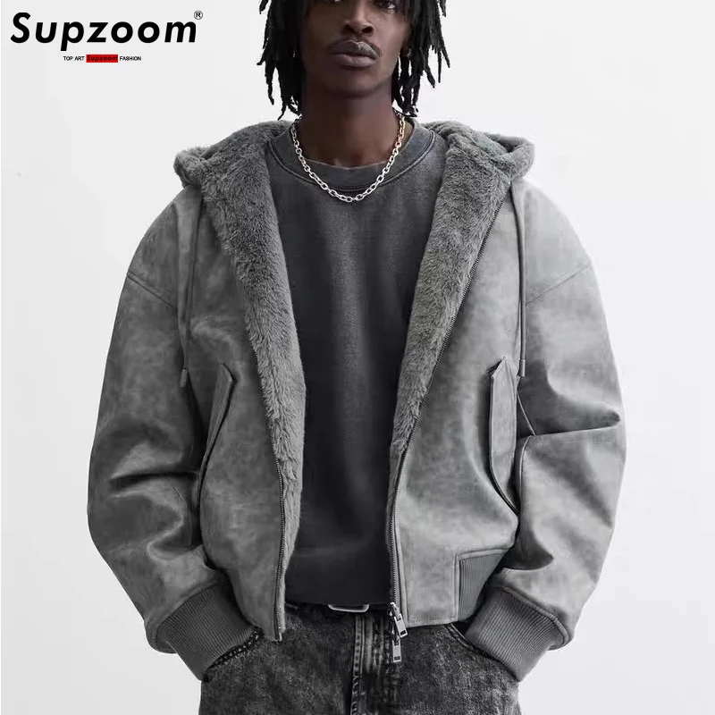 Supzoom New Arrival Top Fashion Winter Warm Flowing Gold Mink Imitation Sheep Sheared Fur Zipper Both Sides Hooded Jacket
Supzoom New Arrival Top Fashion Winter Warm Flowing Gold Mink Imitation Sheep Sheared Fur Zipper Both Sides Hooded Jacket