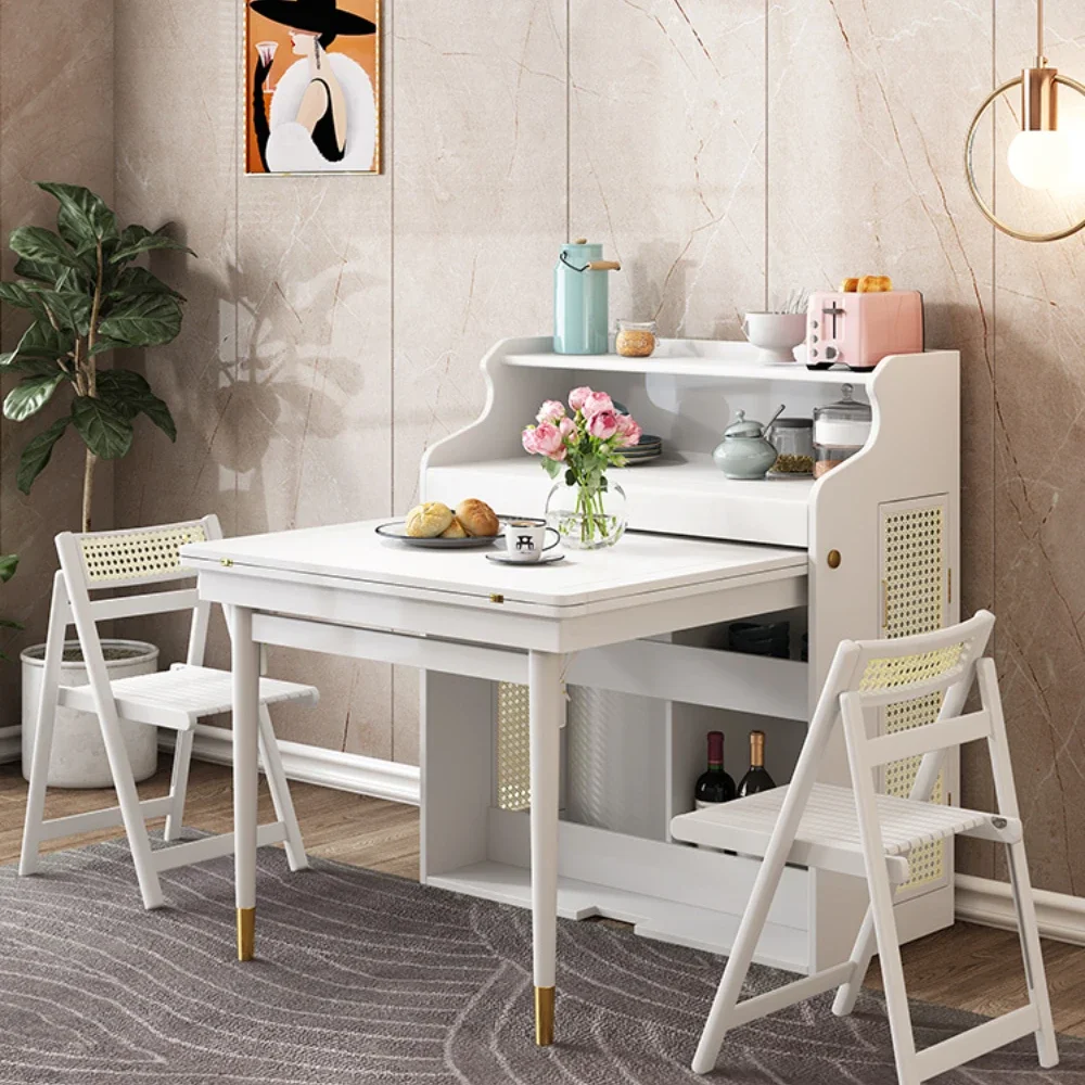 All-Match Folding Dining Table Retractable Dining Table Rectangular Dining Table and Chair
All-Match Folding Dining Table Retractable Dining Table Rectangular Dining Table and Chair