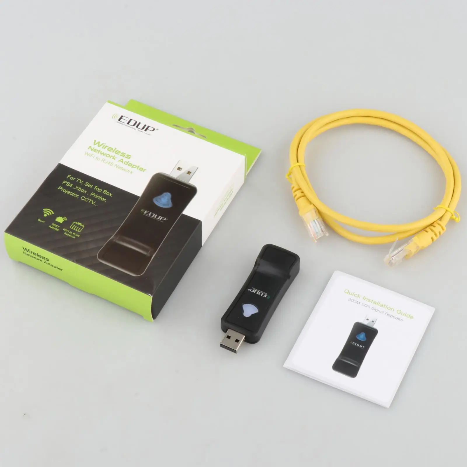 USB WiFi Repeater USB Powered WiFi TV Network Adapter with 1M Ethernet Cable for TV
USB WiFi Repeater USB Powered WiFi TV Network Adapter with 1M Ethernet Cable for TV