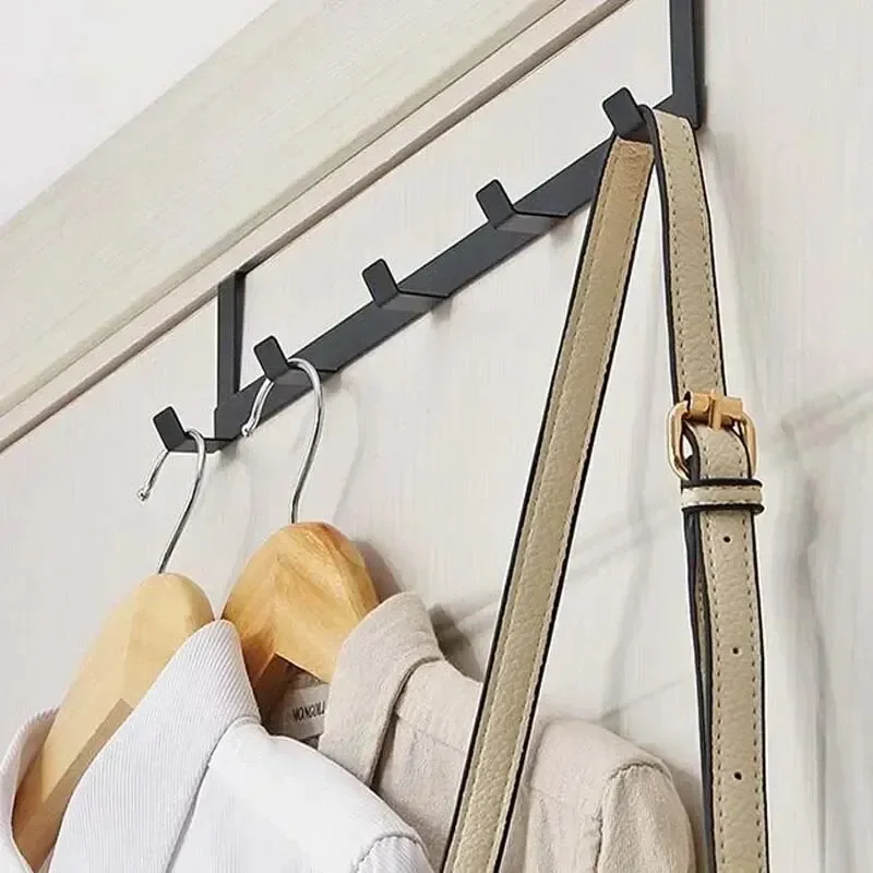 Hooks Over The Door 5 Hooks Home Bathroom Organizer Rack Clothes Coat Hat Towel Hanger Bathroom Kitchen Accessories
Hooks Over The Door 5 Hooks Home Bathroom Organizer Rack Clothes Coat Hat Towel Hanger Bathroom Kitchen Accessories