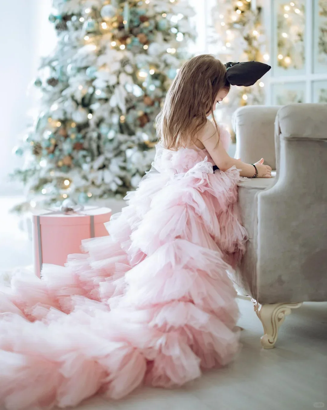 Flower Girl Dress for Wedding Light Pink Tulle Puffy with Bow Kid Birthday Party First Communion Princess Ball Gown Customized
Flower Girl Dress for Wedding Light Pink Tulle Puffy with Bow Kid Birthday Party First Communion Princess Ball Gown Customized