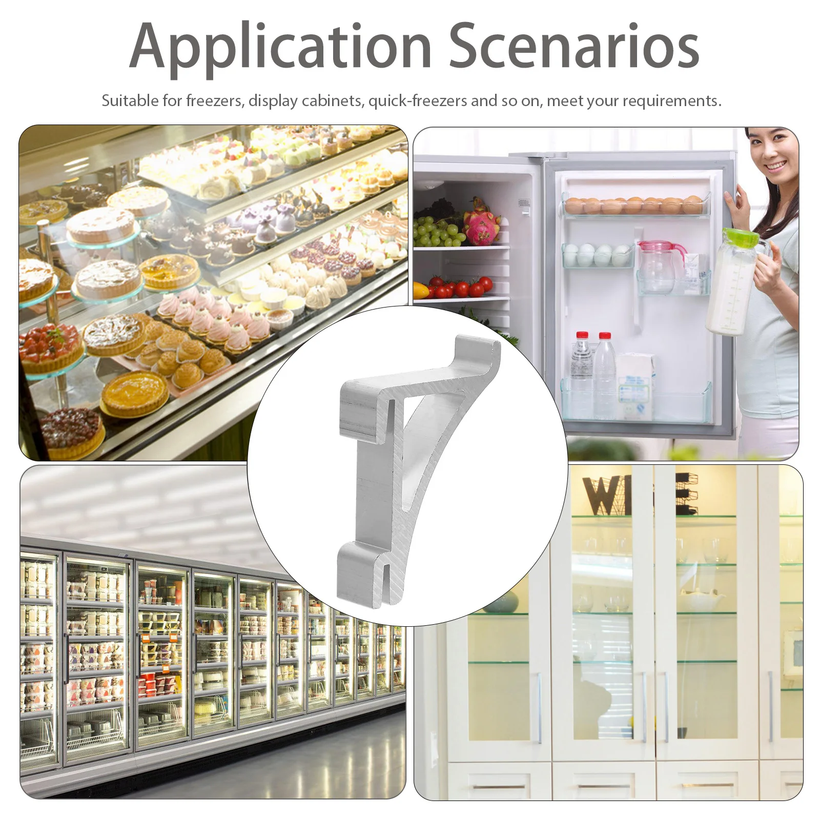 Freezer Hook Refrigerator Partition Clamp Rack Clips Cooler Shelf Hooks Cabinet
Freezer Hook Refrigerator Partition Clamp Rack Clips Cooler Shelf Hooks Cabinet