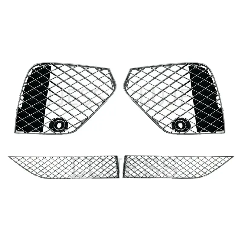 Hot Sell Black Chrome Front Bumper Mesh with Fog Lamp Cover Lower Grill for Bentley Bentayga 2020 Models OEM 36A807345 36A807346
Hot Sell Black Chrome Front Bumper Mesh with Fog Lamp Cover Lower Grill for Bentley Bentayga 2020 Models OEM 36A807345 36A807346